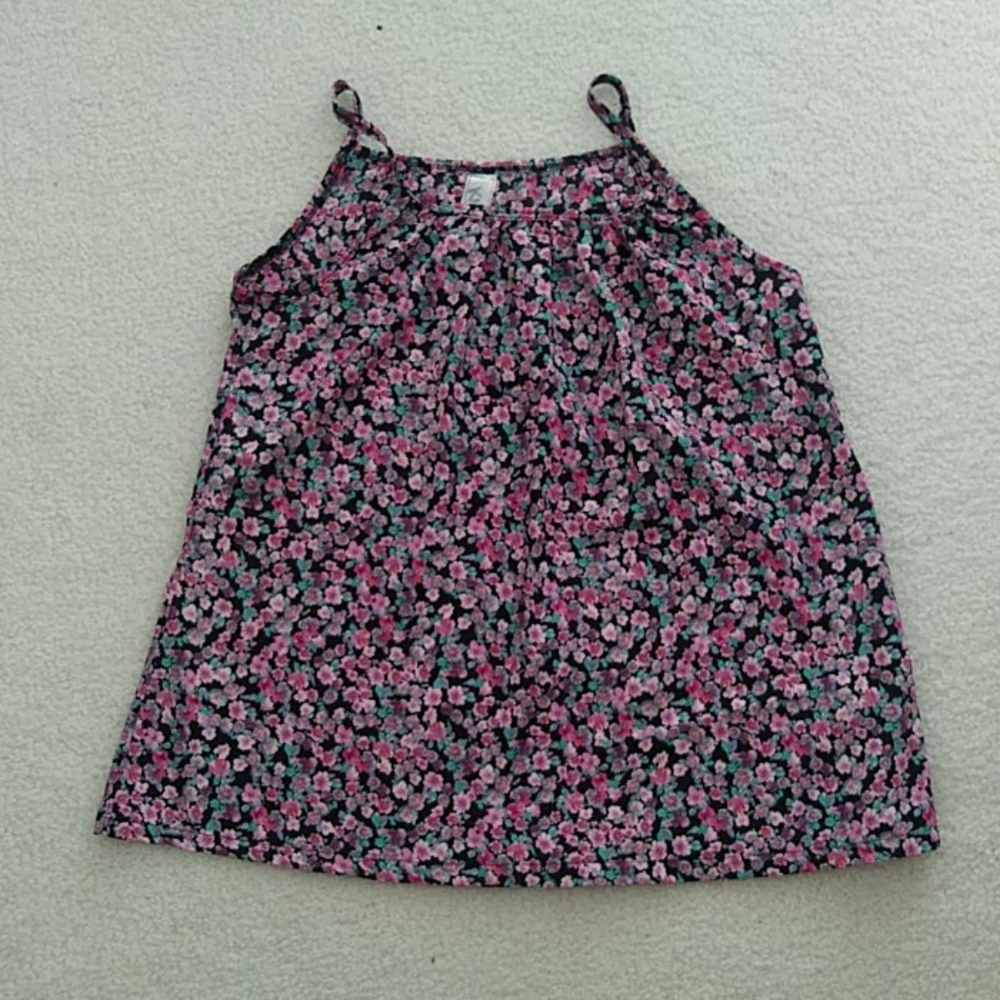 Floral Spaghetti Strap Blouse Shirt